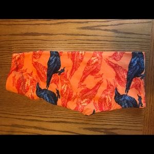 BNWOT Halloween Black Crow OS Leggings